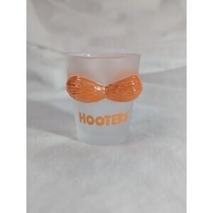 Hooters Orange Bikini Top Shaped Approx 2.25” Tall Shot Glass